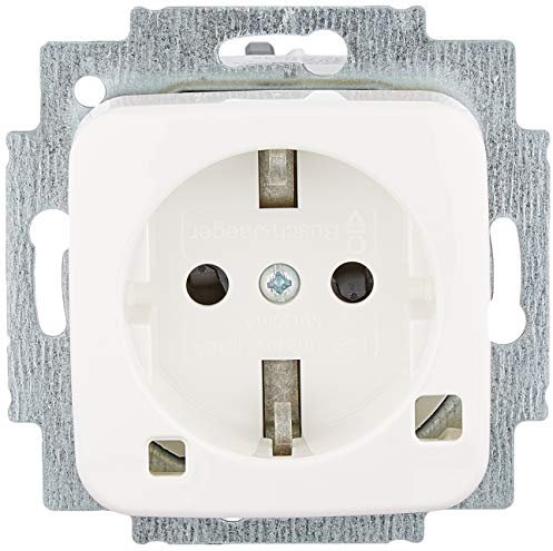 Busch-Jaeger FI-SCHUKOMAT Einsatz 3120 EUCB-214 alpinweiß Reflex SI Steckdose 4011395189610
