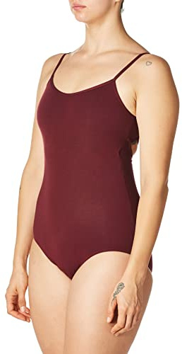 Capezio V-Neck Camisole Leotard M Burgundy