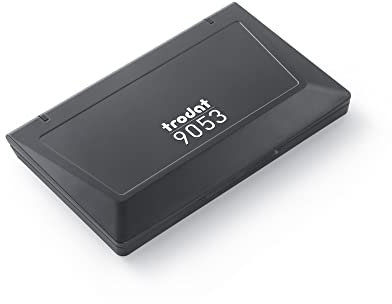 Stempelkissen 16 X 9 cm Farbe schwarz