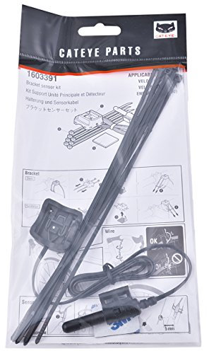 CatEye Velo 7/Velo 9/Enduro Cycle Computer Sensor Fitting Kit Black: Versatile, easy installation, durable