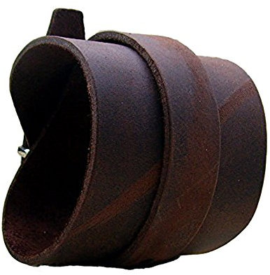 Leder 1-er-Armband 5,8 cm breit Armschmuck Farbe dunkel-braun Wickelarmband