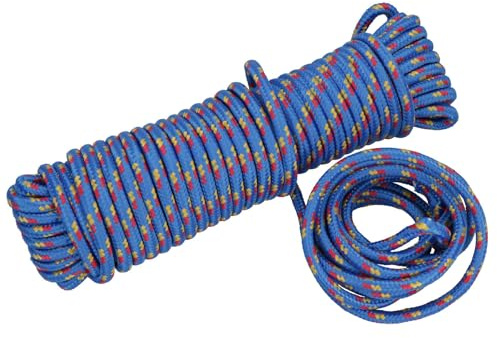 toolzone TD053 12 mm x 30 m Multipurpose Utility Rope - Multi-Colour