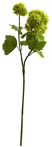 Nearly Natural 18in. Snowball Hydrangea Artificial Flower (Set of 6)