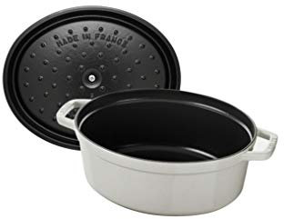 STAUB Cocotte Ovale Truffe Blanche, Taille - 31cm