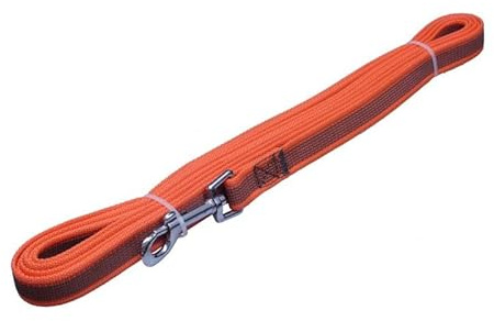 Gummierte Leine 4 m (orange)