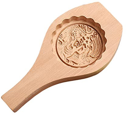 XuHangFF Mondkuchenformen aus Holz, zum Herstellen von Mungbohnenkuchen, Sorbet, Backwerkzeug, Küchenbacken, Mondkuchenformen, Geschenk