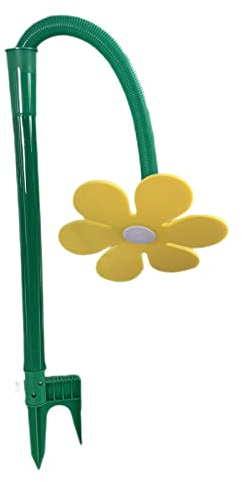 Crazy Daisy Sprinkler, Blumenform, tanzende Sprinkler, Sonne, Blume, Gänseblümchen, Hof, Rasensprenger mit Spike zum Bewässern von Rasenpflanzen, Blumen, Rasenbewässerung, verrückte Dekoration