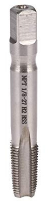 camister 1/8 – 27 NPT Kegelrohr Gewindebohrer 1/8-27 TPI passend für Reparaturarbeiten Wartung neu
