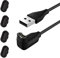 Ladekabel für Garmin Uhr, Seminer USB Ladekabel für Garmin Fenix, Ladekabel mit Staubstecker für Garmin Vivoactive 3/4/4S, Vivomove 3/3S, Fenix 5/5X/5X Plus etc(1M)