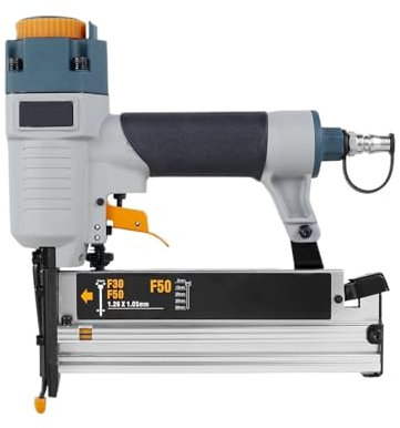 KJOET Grapadora Profesional para Trabajos Pesados Clavadora neumática for Clavos T50 F50 440K 16Ga/18Ga