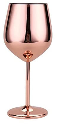 Copas De Vino Personalizadas 500 ml copa de vino tinto plata rosa dorado embilets jugo bebida champagne copa de bombones barware herramientas de cocina 304 acero inoxidable Copas De Vino ( Size : Rose