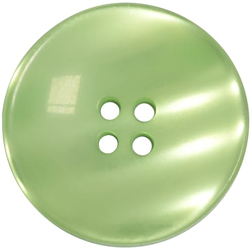 AERZETIX - C74048-10er-Set Nähknöpfe Ø20x3 mm mit 4 Löchern 32L L32 - Farbe grün - aus kunststoff - Öffnung 1.8 mm - hobby kurzwaren nähen kleidung dekoration