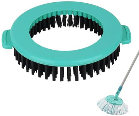 Cabezal giratorio de repuesto para Leifheit Set Clean Twist Disc Mop Ergo, cepillo rígido para todas las superficies duras, baño, cocina