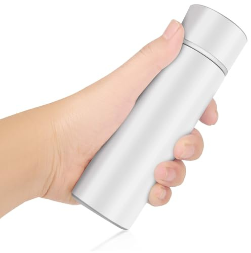 PENCHUAN Mini bouteille isotherme de 150 ml - Idéale pour les déplacements - Portable - Petite bouteille isotherme - Blanc