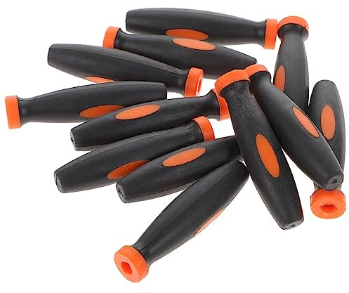 Tofficu 12stücke Teiliges Feilenheft Mit Ergonomischem Gummigriff Rutschfeste Feilen-griffersatz Für Metallfeilen Komfortable Handhabung Einfache Installation Für Reparaturen Und Werkstatt