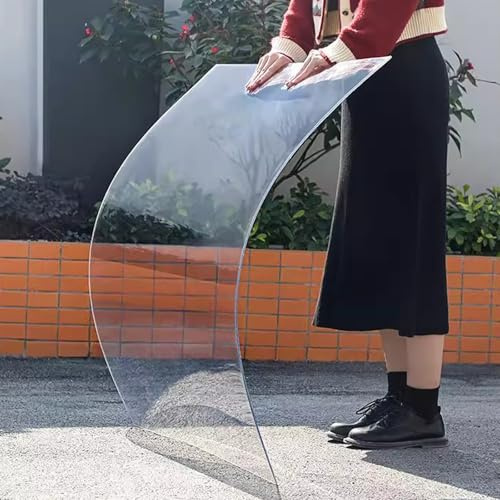 CSPJPIZIYB Placas de Policarbonato de 2 mm de Espesor para Techos, Lámina de Plástico Transparente, Fácil de Cortar, para Agricultura, Viviendas(30x40cm)