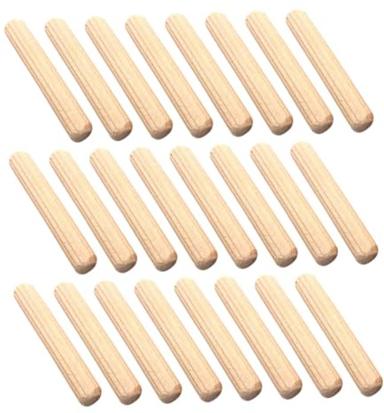 HYTROVE 500pcs Natural Wood Dowel Rods Unfinished Hardwood Craft Sticks for DIY Projects Furniture Restoration Strong Nail Holding Versatile Woodcraft Rods