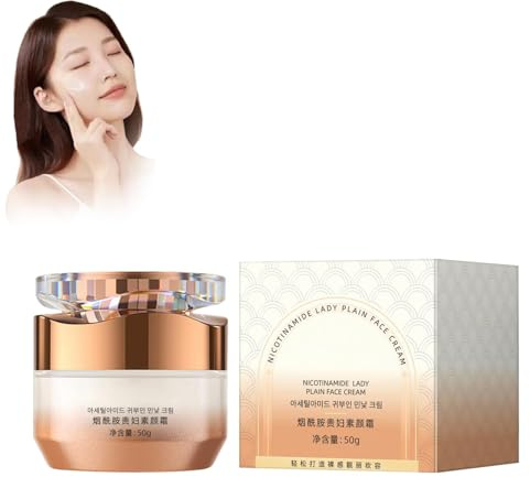 Primer idratante per il trucco, crema viso alla niacinamide per donna, crema viso idratante levigante multifunzionale alla vitamina C