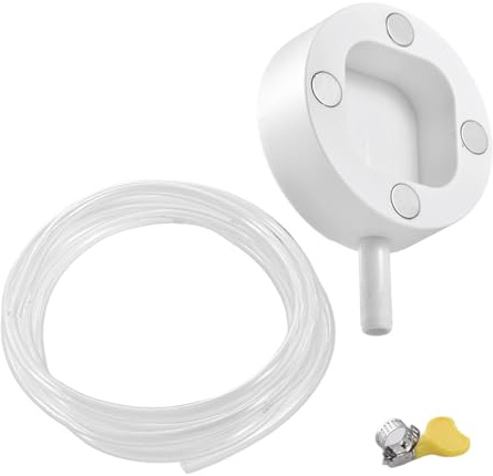 Manguera De Desagüe Para Aire Acondicionado Portátil - Kit De Línea De Drenaje De Condensado De PVC Transparente Con Adaptador De Ventana Magnético Y Abrazadera De Acero Inoxidable
