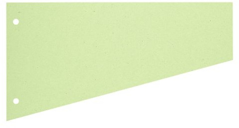 100 Herlitz Trennstreifen / grün / 190 g/m² / 23,0 x 12,0 cm / für DIN A4