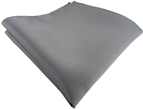 TigerTie Satin Einstecktuch einfarbig Uni - Tuch Polyester - Größe 26 x 26 cm