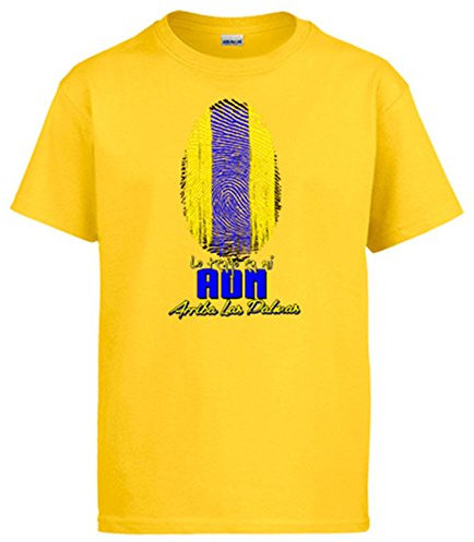 Diver Camisetas Camiseta lo Tengo en mi ADN de Las Palmas para Aficionado al fútbol - Amarillo, M