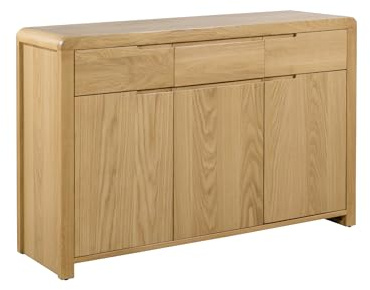 Julian Bowen Curve Sideboard, Eiche