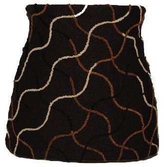 alles-meine.de GmbH Nierenwärmer Uni braun Dunkelbraun mit Hellen Bändern Bauchwärmer Fleece Frottee Nierengurt Leibwärmer Männer Frau Kinder Sport Baby Größe Gr. S