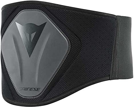 Dainese Lumbar Belt High, motorcykel njurrem, svart, XL