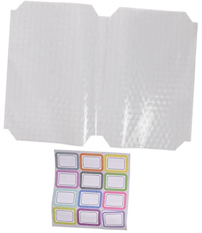 COOPHYA 20Pcs Pellicola Per Libri Pellicola Protettiva Trasparente Scrub Set Custodia Per Libri Copertina Autoadesiva Copertine Per Libri Fodera Per Libri Pellicole Protettive Per Libri
