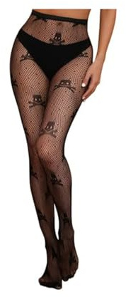Mizijia Spinnennetz strumpfhose, Strumpfhose spinnennetz, Halloween strumpfhose, Schwarz Sexy Netzstrümpfe Strümpfe, für Damen Karnevals-party Halloween