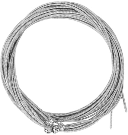 Supvox 3 Sets 5-saitige Stahlsaiten Für Bassgitarre Ersatzsaiten Mit 0 12 Zoll/0 1 Zoll/0 055 Zoll/0 08 Zoll/0 04 Zoll Durchmesser Für Musiker 5 Stück * 3