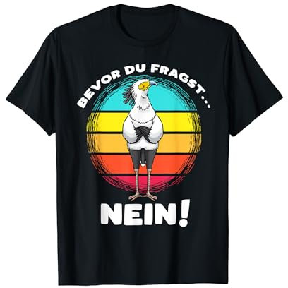 Sekretär Vogel Stur Retro T-Shirt