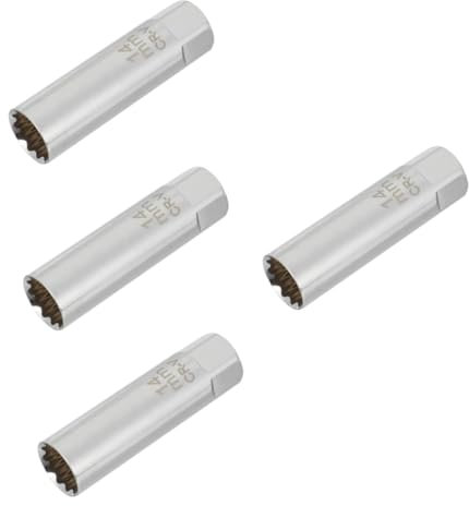 SOLUSTRE 4stücke Steel Spark Socket Mit Magnet Zündkerzenstecker Werkzeug Für Auto-reparatur Langlebiger Und Robuster Zündkerzen-schlüssel Für Einfache Demontage Und Wartung
