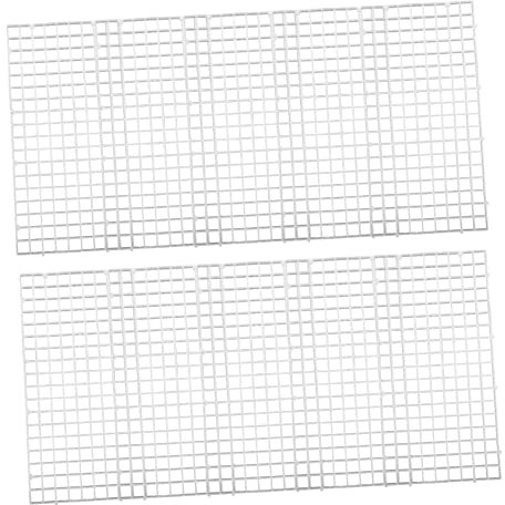 Milisten 10 Pack Aquarium Divider Panels Fish Tank Separator Grid Plastic Division for Breeding Box Tank Supplies