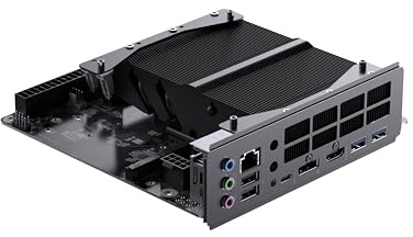 MINISFORUM Scheda madre BD790i con AMD Ryzen 9 7945HX, 16C/32T, fino a 5,4 GHz, slot PCIe 5.0 x16, supporto dual PCIe5.0 M.2, DDR5, HDMI/DP/USB-C, RJ45 2.5G, USB 3.2 Gen 2, WiFi 6E&BT5.2