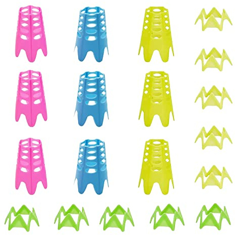 CosyCaya Golf-Simulator-Tees, 19 Stück Golftees für Rasen und Feld, Indoor-Tees für Golf-Training