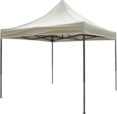Profi-ZELTE.DE Pavillon 3x3m Faltpavillon, pulverbeschichtetes Stahl, 100% wasserdicht, Winterfest Pop Up Zelt, Partyzelt
