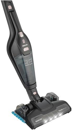 SVC 0675BK EUE2 Aspirateur sans Fil 4 en 1 avec Serpillière – Balai et Unité à Main Amovible, Batterie Li-ION 25,2V, Brosse Motorisée Cat&Dog, Autonomie 50 Min, Filtration HEPA,
