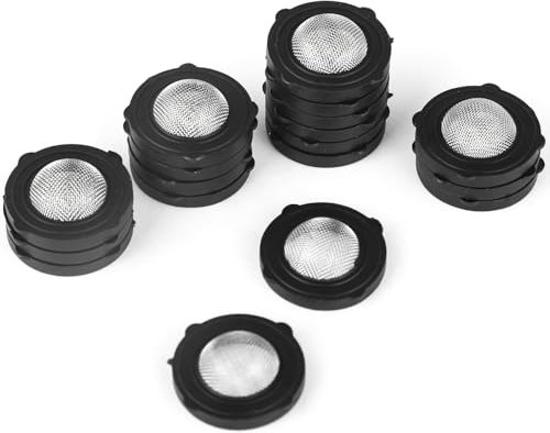 20 Pcs Hose Filter Washers, Garden Hose Filter Gasket Ruber Washers with Stainless Steel Screen, Fittings for 3/4'' Garden Hose Connector & 5/8 Washing Machine