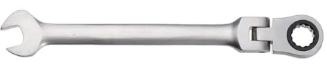 Clé à molette - Clé à cliquet à tête flexible de 10 mm, clé métrique, clé plate et polygonale, outil professionnel