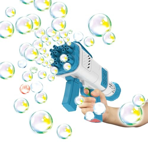Hubble Bubble - Pistola de burbujas de 24 agujeros