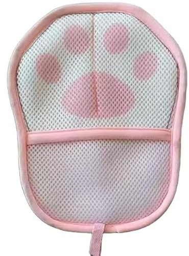 NexiTab Pink Pet Hair Removal Glove - Cat Fur Remover Reusable Electrostatic Grooming Gloves Magic Brush Deshedding Tool for Furniture Carpets Clothes Lint Cleaning Tool
