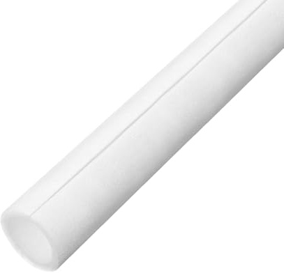 QUARKZMAN Rohrisolierung Schaumrohr Geschlitzte Rohrisolierung 60mm (2 3/8 Zoll) Innendurchmesser 80mm Außendurchmesser 3ft Frostschutz Für Kupferrohr Weiß