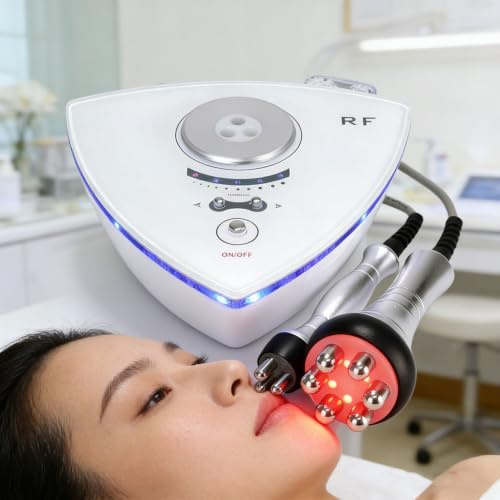 2 in 1 RF Facial Machine, Multipolar Radio Frequency Beauty Machine Radio Frequency FacialMassager For Skin Rejuvenation Removal Wrinkle, Skin Care Face Lift Facial BeautyMachine