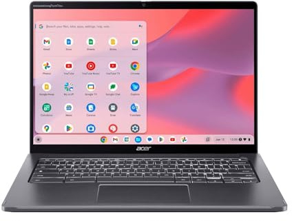 Acer Chromebook Plus 516 NX.JCLEK.006 laptop Intel? Core? i5 i5-1334U 40,6 cm [16] WUXGA 8 GB LPDDR5-SDRAM 256 GB SSD Wi-Fi 6E [802.11ax] ChromeOS Inglese UK Grigio (Acer) - Versione UK