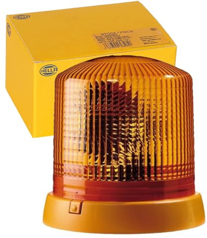 HELLA 2RL 008 065-101 Halogen Rundumleuchte - KL 8000-12V - gelb (amber)