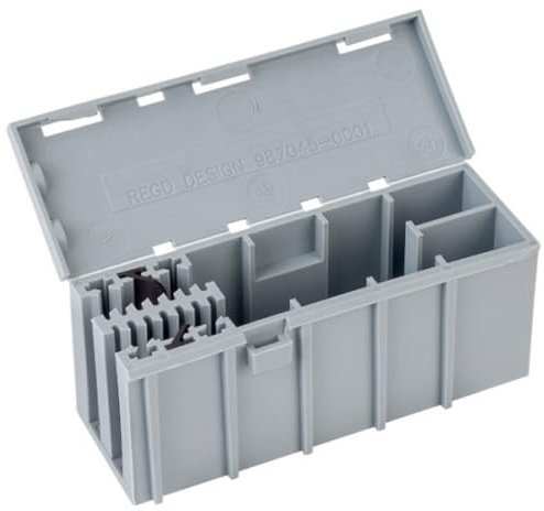 WAGO WAGOBOX Classic Junction Box, Suitable for WAGO 222 & 773 Series Grey, Pack of 1