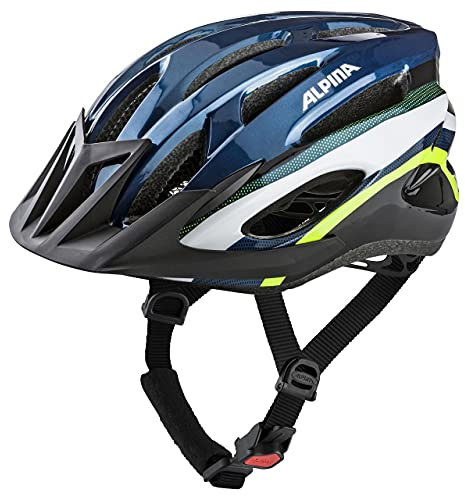 Alpina Sports Unisex – Erwachsene SMU Radhelm, darkblue-neon, 58-61