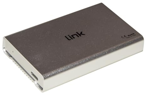 Link Accessori LKLOD254 caja para disco duro externo 2.5 Caja de disco duro (HDD) Plata, Blanco - Disco duro en red (2.5, SATA, 12.5 mm, 3.0 (3.1 Gen 1), Caja de disco duro (HDD), Plata, Blanco)